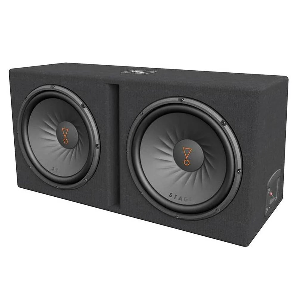 JBL STAGE 1200D DUAL 12" SUBWOOFER ENCLOSURE  500 WATTS - RMS 1000W - PEAK