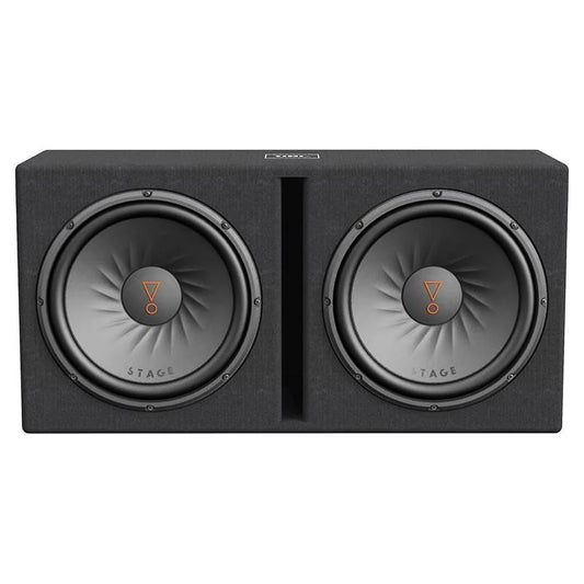 JBL STAGE 1200D DUAL 12" SUBWOOFER ENCLOSURE  500 WATTS - RMS 1000W - PEAK