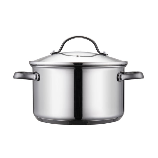 MASTERPRO MCKINNON STAINLESS STEEL 4 PIECE COOKSET