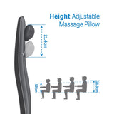 RENPHO NECK & BACK MASSAGE CUSHION - S-SHAPED - BLACK