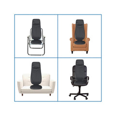 RENPHO NECK & BACK MASSAGE CUSHION - S-SHAPED - BLACK
