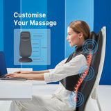 RENPHO NECK & BACK MASSAGE CUSHION - S-SHAPED - BLACK