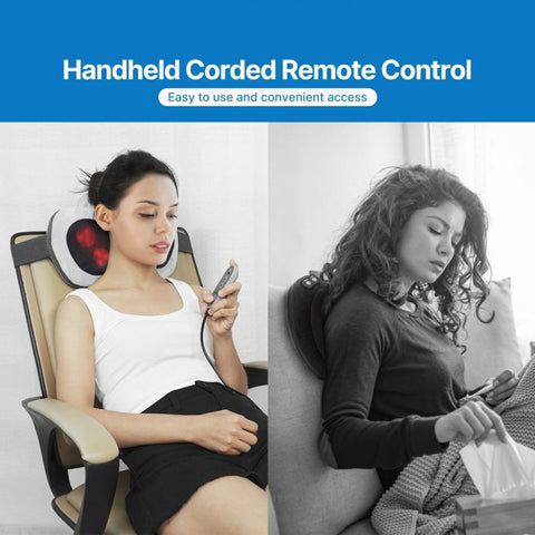 RENPHO PILLOW MASSAGER - WITH REMOTE CONTROL