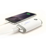 GoBat 4400 - Portable 4400 mAh power bank with built in flashlight (black)