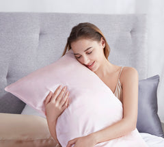 GIOIA CASA 100% MULBERRY SILK PILLOW CASE WHITE