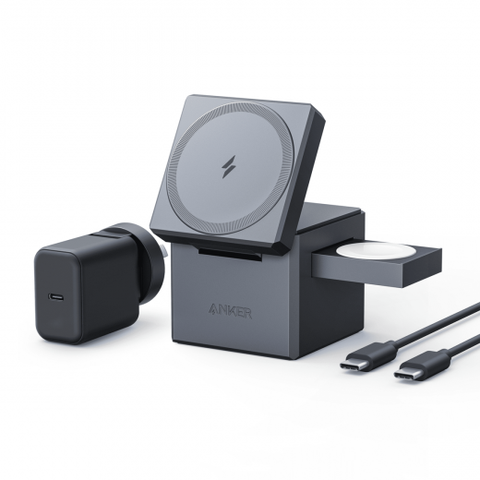 Anker 3-in-1 Wireless Charging Cube with MagSafe