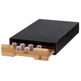 LEAF & BEAN BAMBOO COFFEE MACHINE BOARD WITH CAPSULE DRAWER