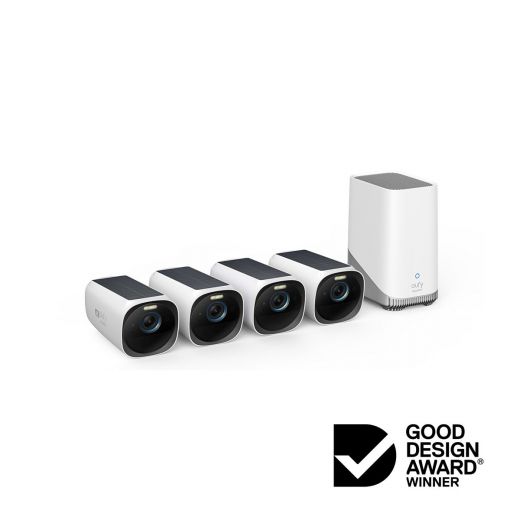 EUFY SECURITY EUFYCAM 3 (S330) 4 PACK PLUS HOMEBASE 3 (B-GRADE REFURB)