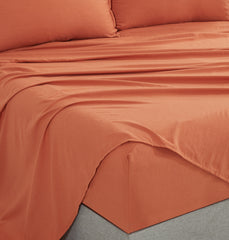 CLEVERPOLLY VINTAGE WASHED MICROFIBRE SHEET SET SINGLE SEAFOAM