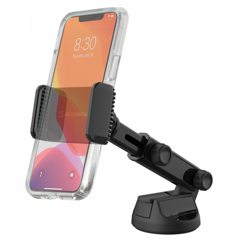 SCOSCHE EXTENDOMOUNT™  TELESCOPING UNIVERSAL CLAMP MOUNT