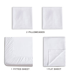 CLEVERPOLLY VINTAGE WASHED MICROFIBRE SHEET SET SINGLE SEAFOAM