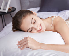 GIOIA CASA 100% MULBERRY SILK PILLOW CASE WHITE